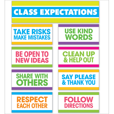 SCHOLASTIC Class Expectations Mini Bulletin Board 9781338105117